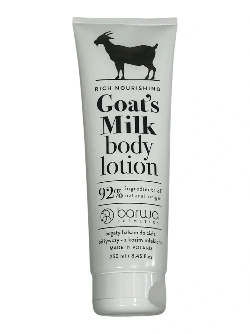 Goat's Milk Body Lotion — White Nourishing Moisturizer